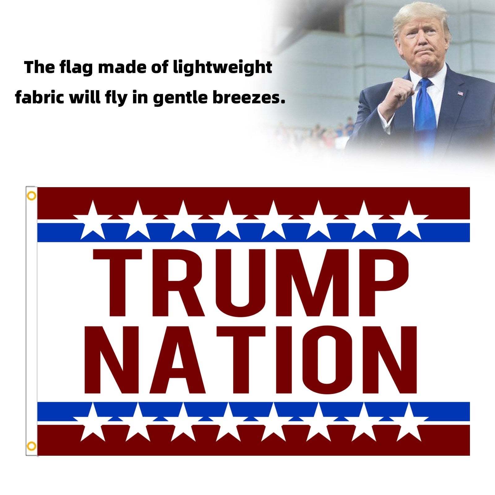 President Donald Trump Nation 3x5 Ft Flag Save America Again Garden Flag