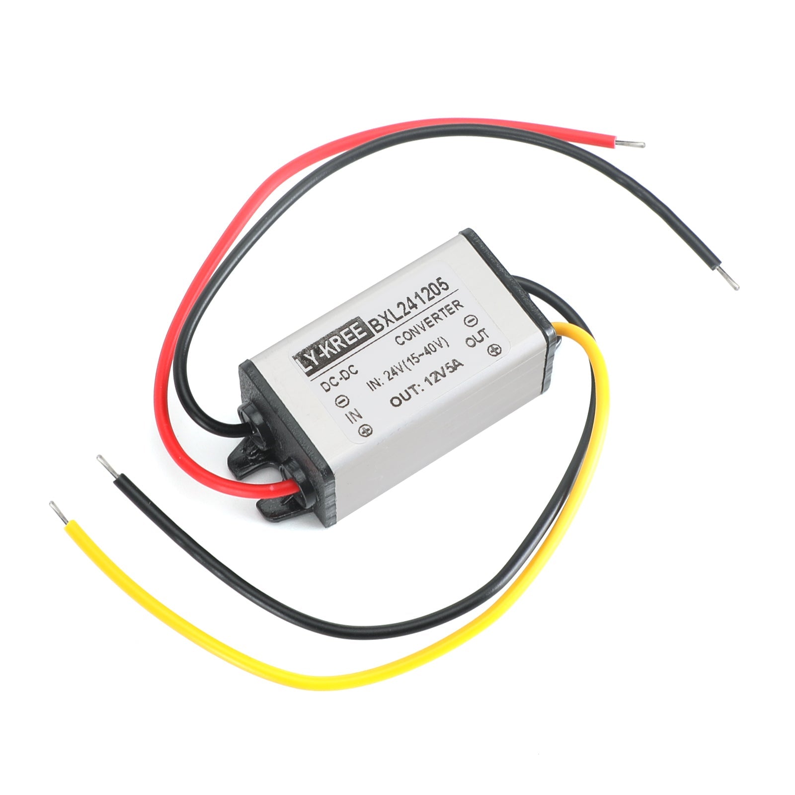 1~5A Convertidor DC/DC a prueba de agua Regulador de fuente de alimentación 12V/24V Reducir a 5V