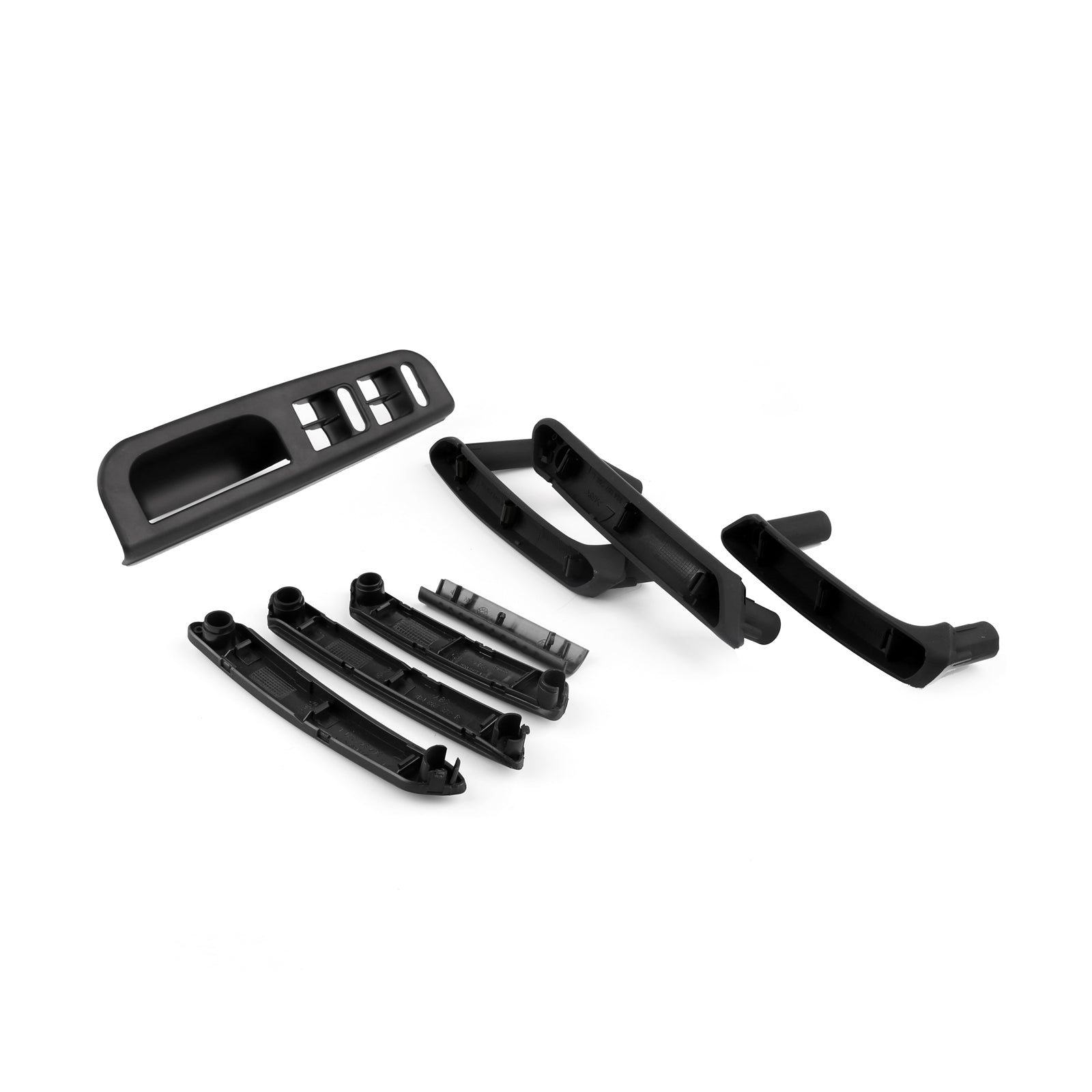 5x Black Interior Door Pull Handle Window Control Panel For VW Passat B5 98-2005 Generic