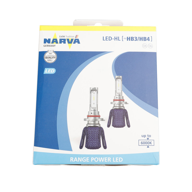 For NARVA Range Power LED-HL(≈HB3/HB4) 6000K 12V16W IP65 Waterproof