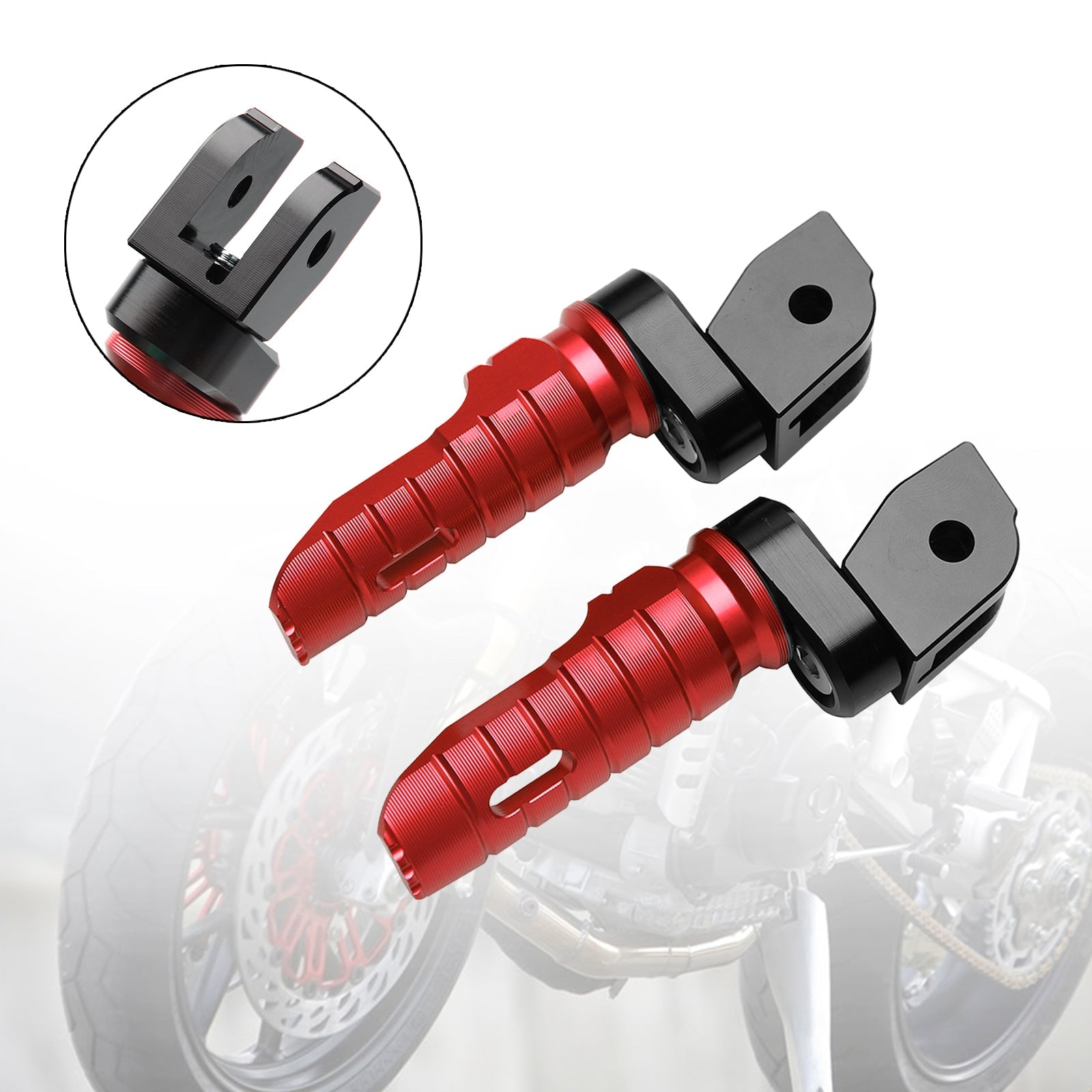 Reposapiés delanteros aptos para DUCATI HYPERMOTARD 821/SP 950/SP MONSTER 821