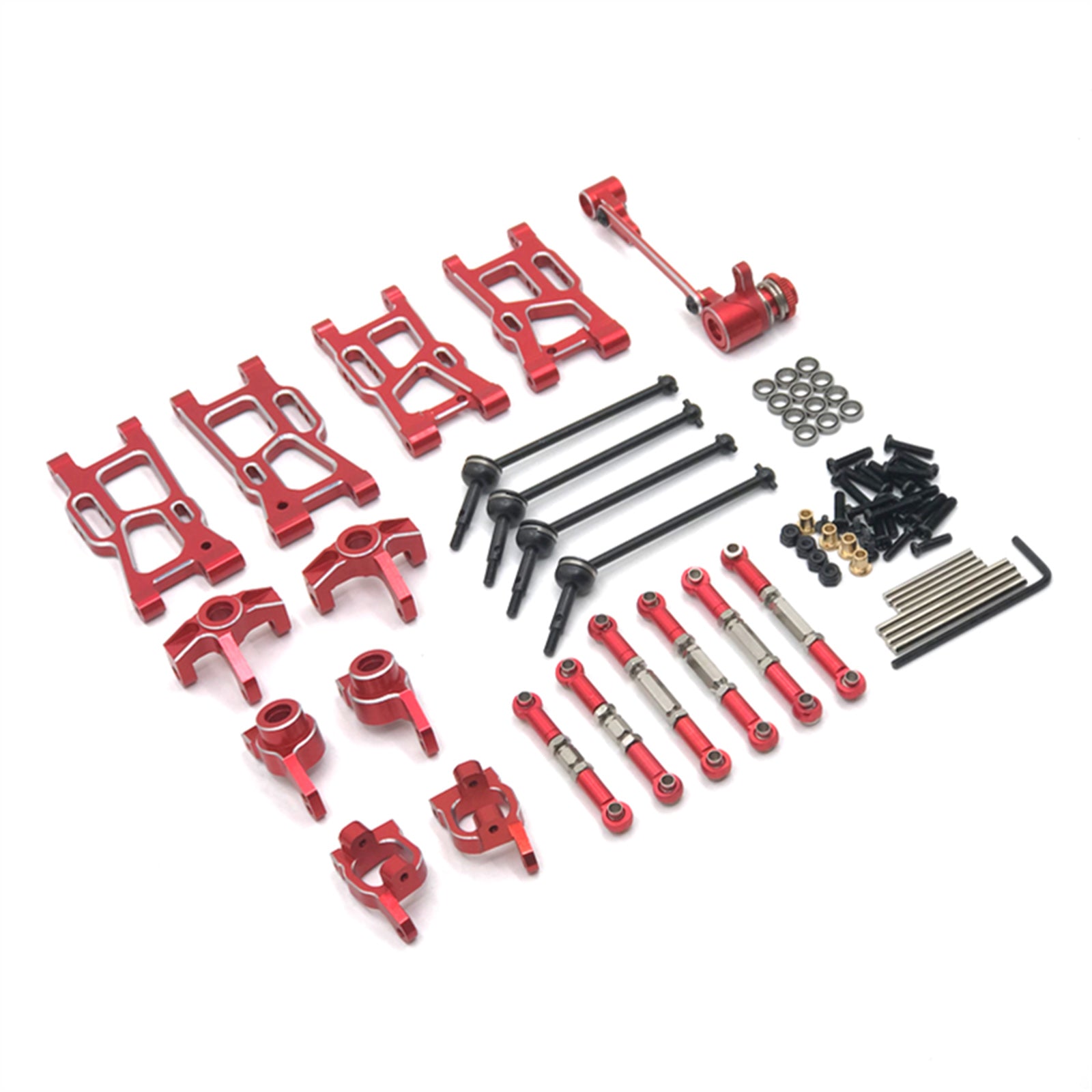 Upgrade Metal Parts For Wltoys 1:14 144001 1/12 124017 RC Car Swing Ar