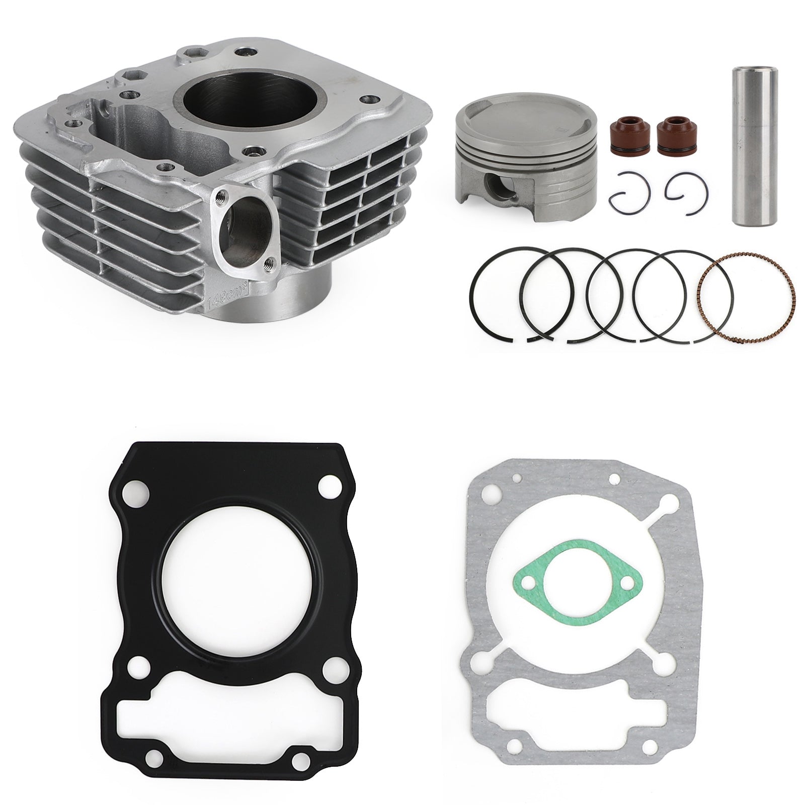 Piston Cylinder Gasket Top End Kit 57.3mm For Honda CRF150F CRF 150 F 2006-2017 Generic