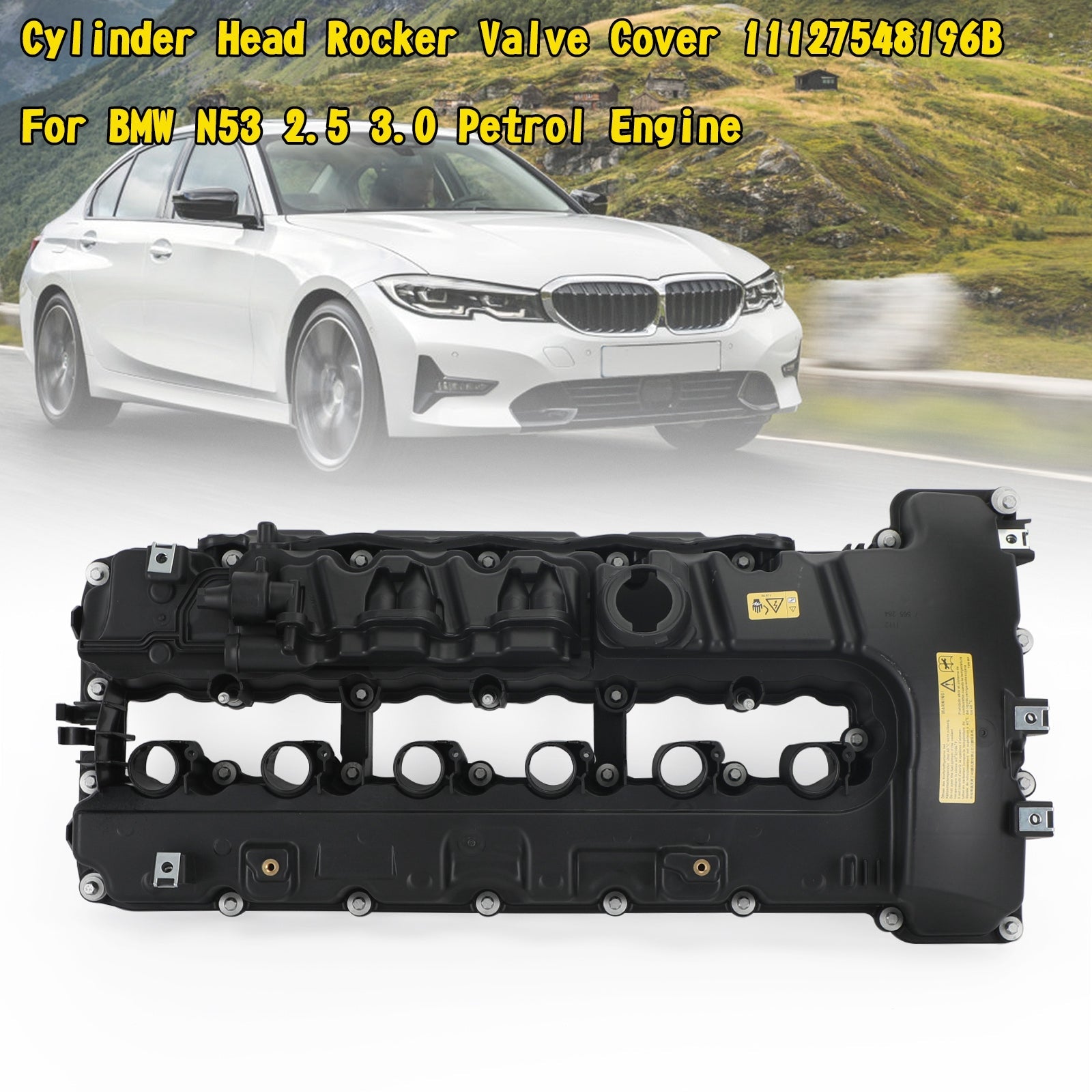 غطاء الصمام الروك الاسطوانة 11127548196B لسيارات BMW N53 2.5 3.0 محرك البنزين عام