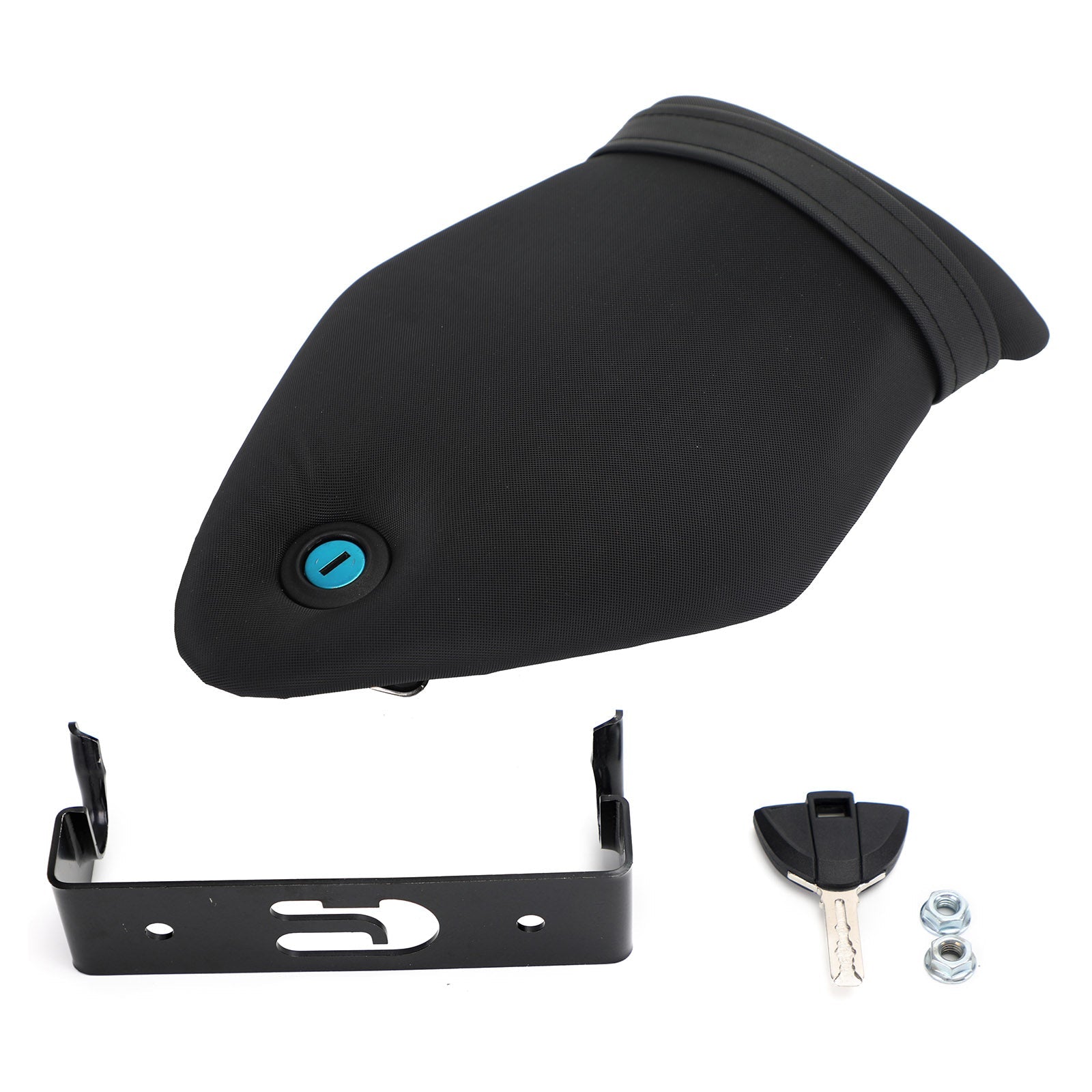 Cojín de asiento de pasajero trasero negro apto para Bmw S1000Rr 09-18 10 11 12 13 14 15 genérico