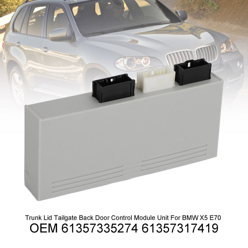BMW X5 E70 61357335274 Trunk Lid Tailgate Back Door Control Module Unit Generic