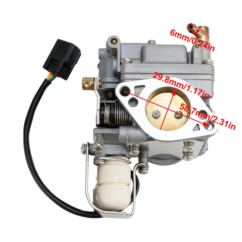 Carburetor Carb fit for Yamaha Outboard Engine 25HP 4 Stroke 6BL-14301-10-00