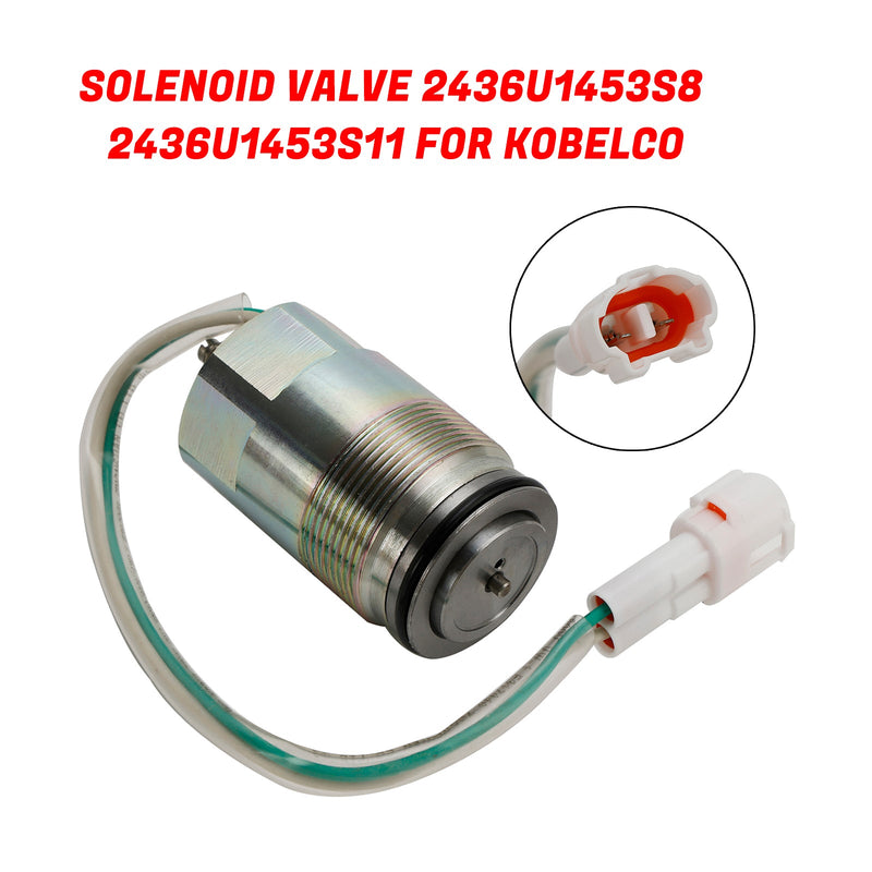 Válvula solenoide 2436U1453S8 2436U1453S11 para Kobelco SK60-5 SK200-1 SK200-2