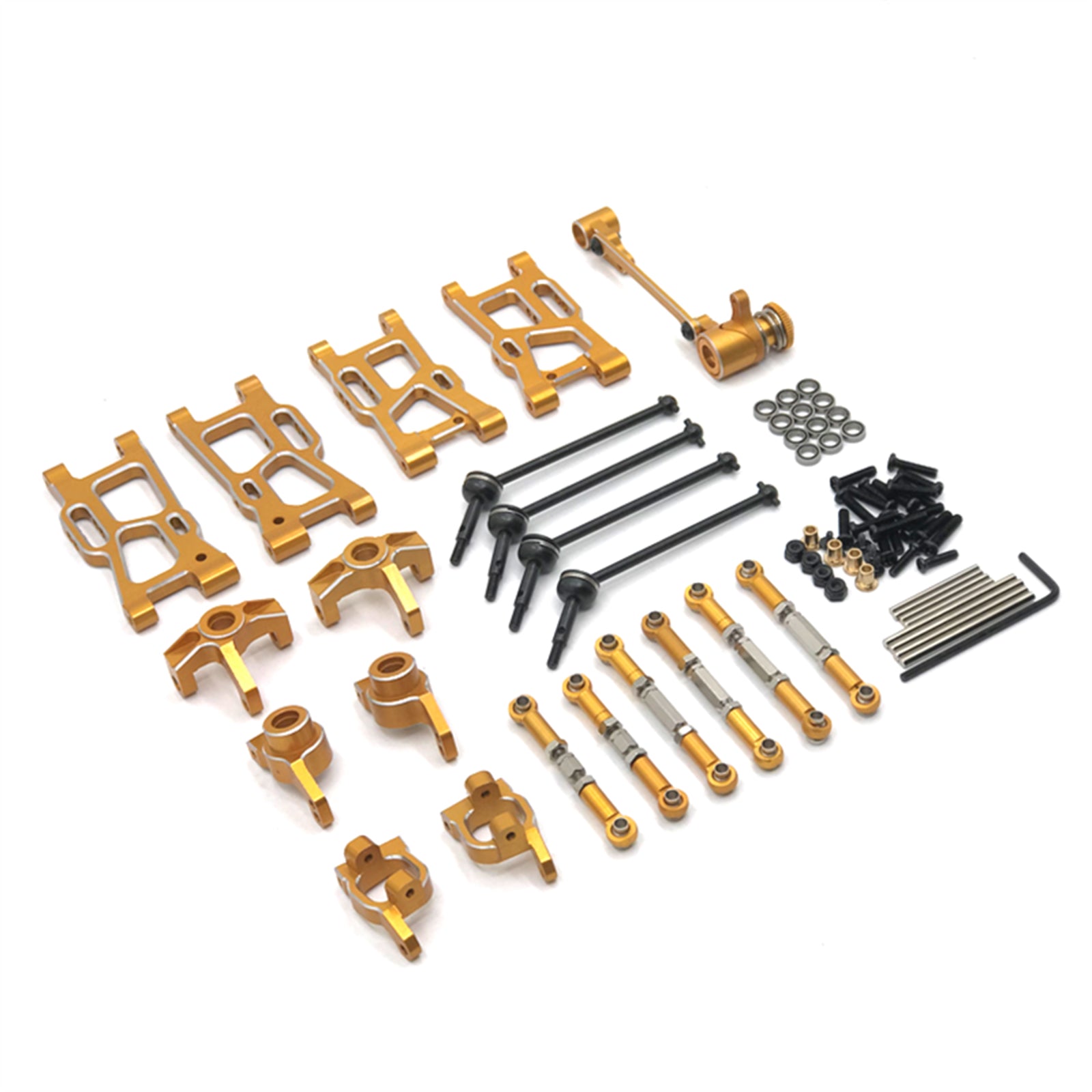 Upgrade Metal Parts For Wltoys 1:14 144001 1/12 124017 RC Car Swing Ar