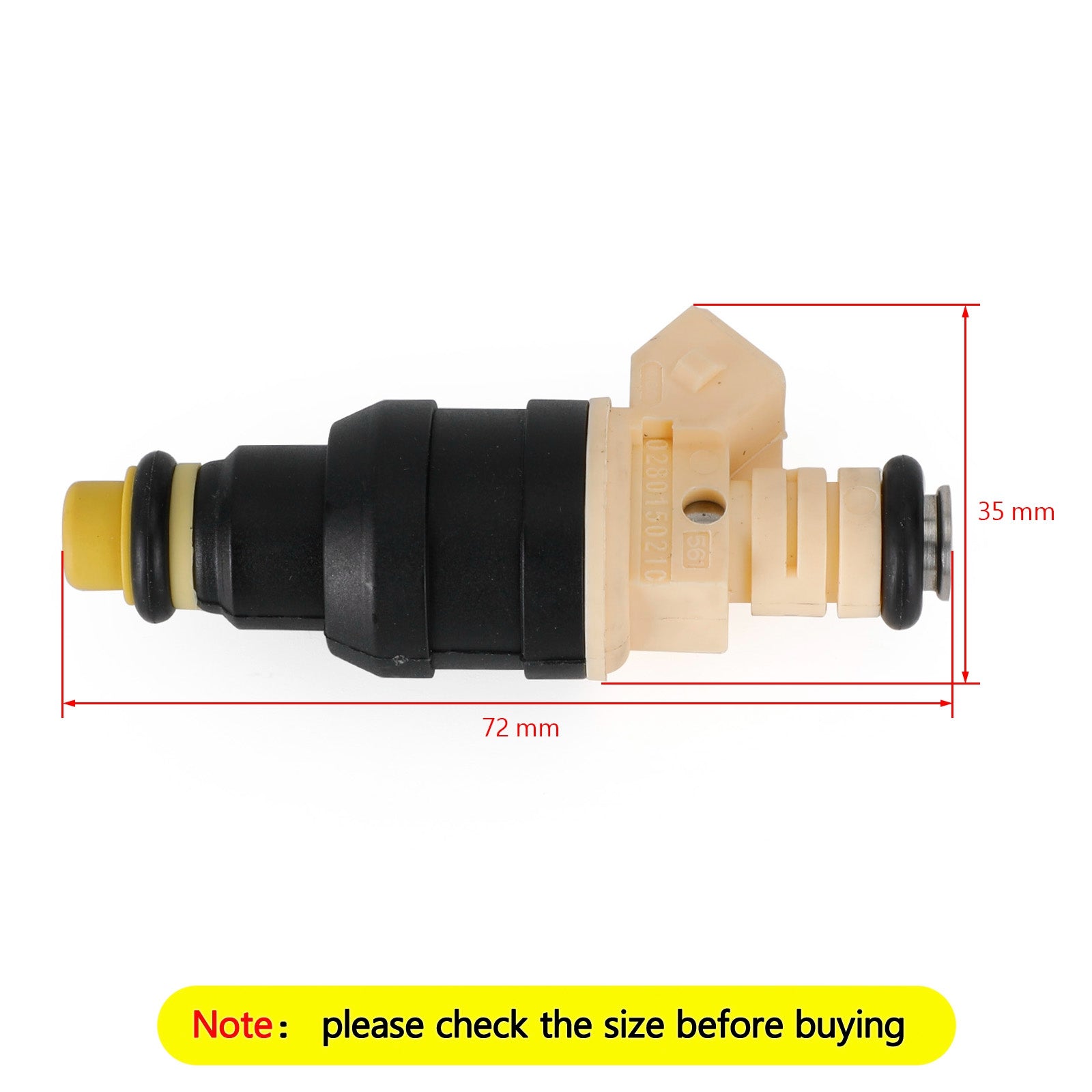 BMW K100 Motorcycle Single Hole Disc EV1 14LB 0280150210 Fuel injectors