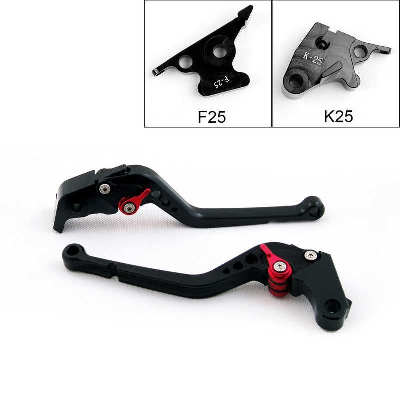 Long Brake Clutch Levers Fit For Kawasaki NINJA 250R 2008-2012 Black Generic