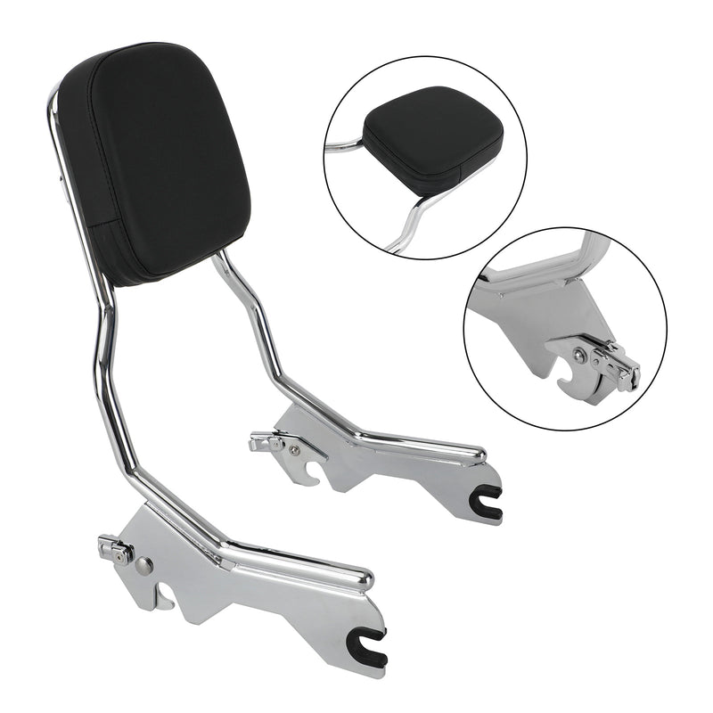 Street Bob FXBB Softail Slim FLSL Deluxe FLDE Passenger Sissy Bar Backrest