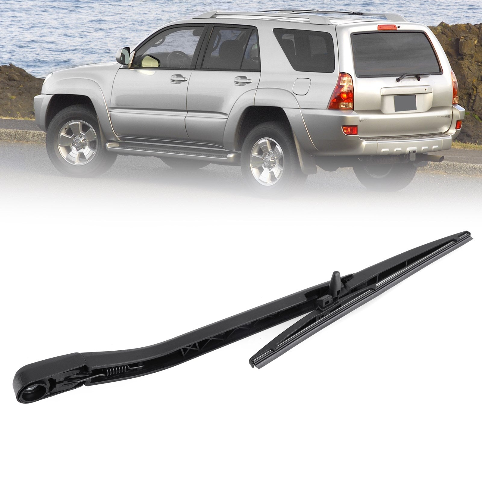 2PCS Rear Windshield Wiper Arm & Blade for Toyota 4Runner 2003-2009 85242-35021 Generic