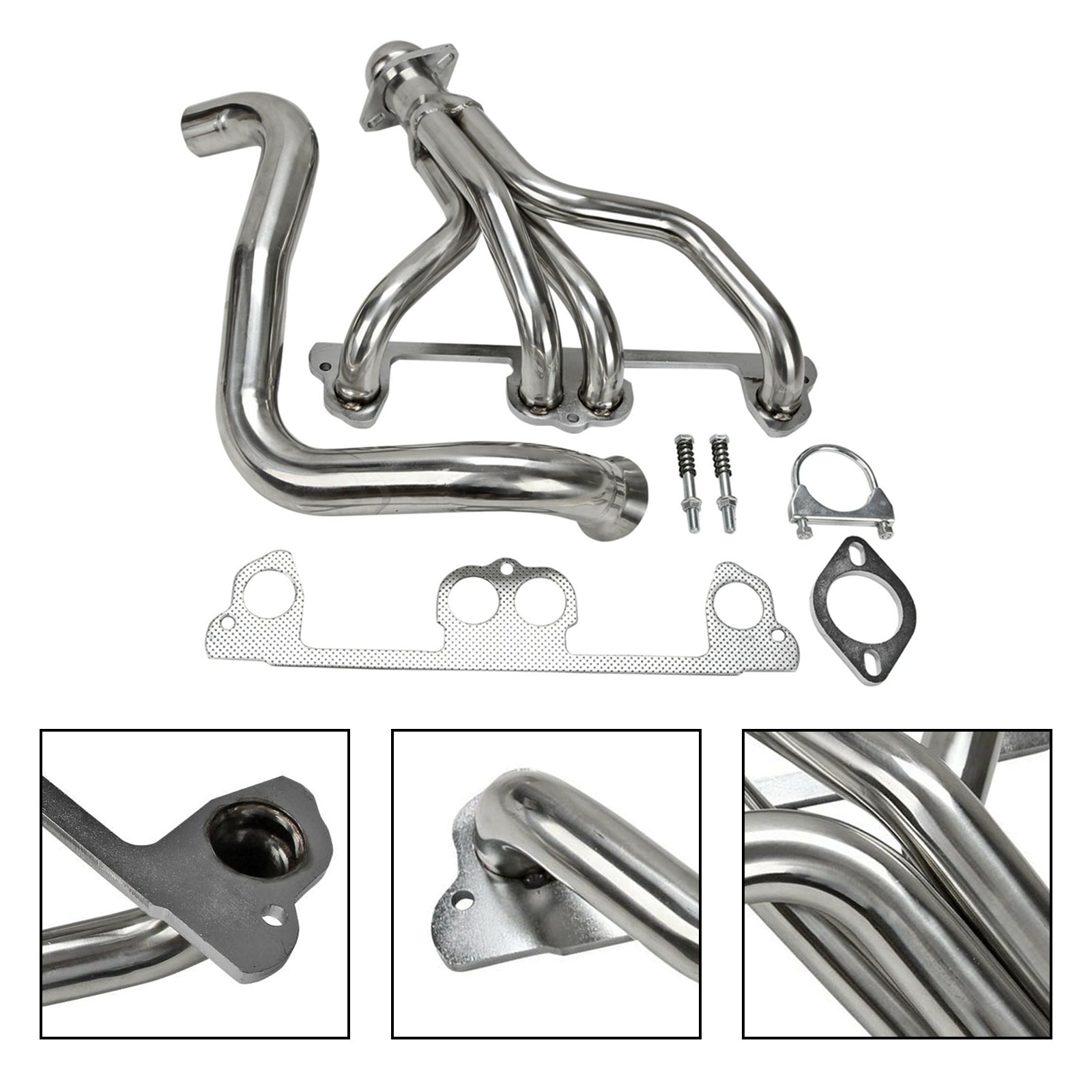 Jeep Wrangler TJ 1997-1999 2.5L L4 Stainless Steel Manifold Header