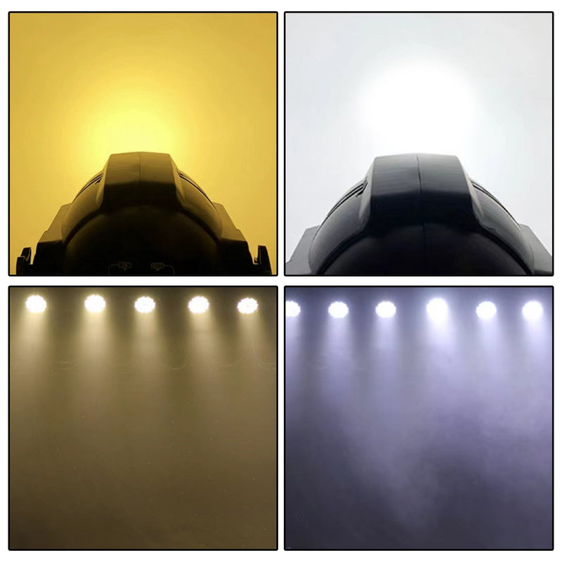 54 LED المرحلة الاسمية ضوء إضاءة الحفلات DMX DJ Disco Show Spotlight بارد دافئ