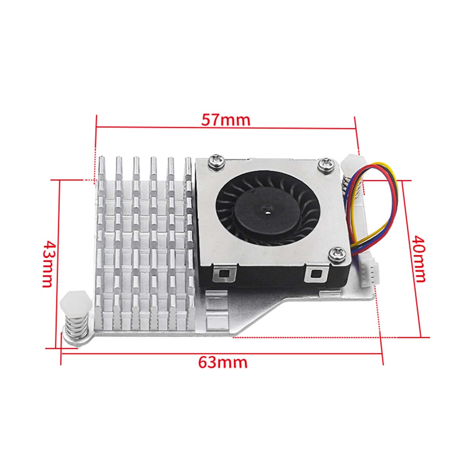 5th Generation Radiator Active Cooler Raspberry pi Aluminum Heat Sink Blower Fan