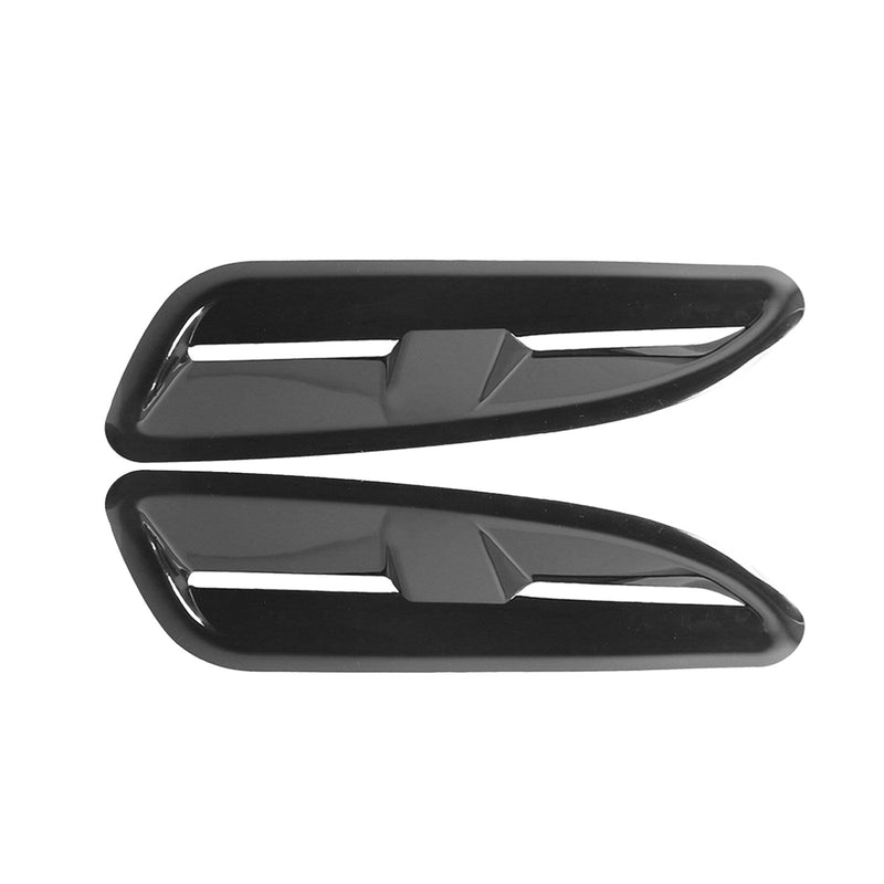 ABS Plastic Bonnet Vents Gloss Black Finish For Jaguar Xkr Style Rs Vxr Ford Bmw