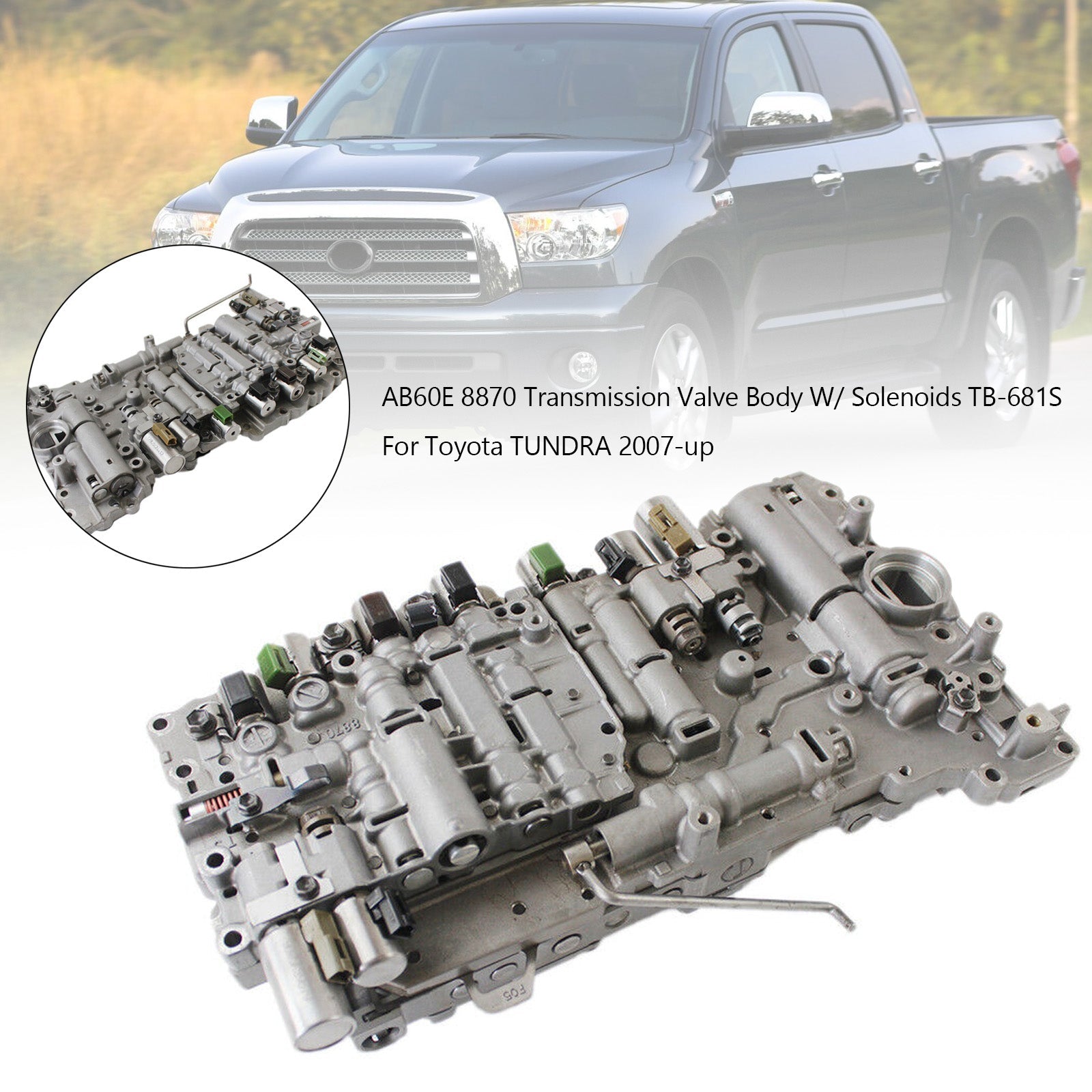 Lexus GX470 2010-2016 6 SP RWD 4.6L AB60E 8870 Transmission Valve Body W/ Solenoids TB-681S