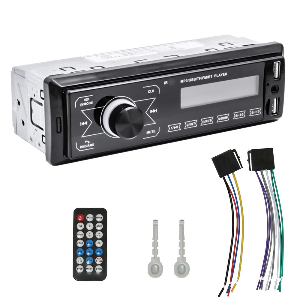 Bluetooth Single 1 Din Car Stereo USB AUX MP3 Player Touch Screen Radio In-Dash CA Market