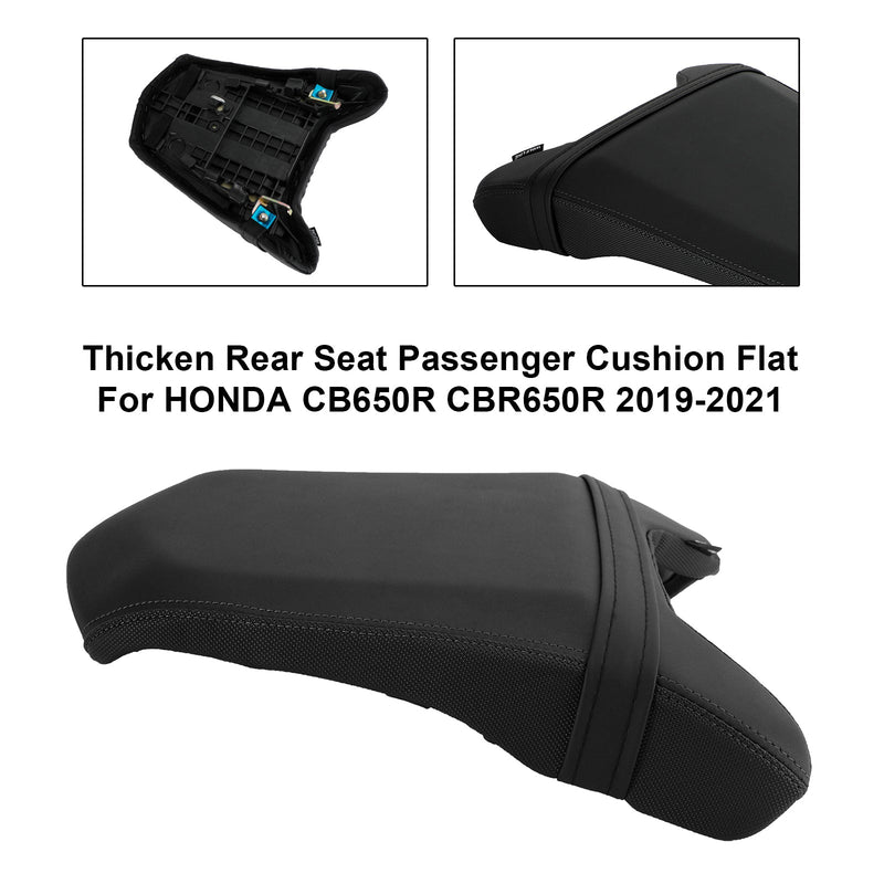 2019-2021 HONDA CB650R CBR650R Cojín de pasajero de asiento trasero grueso plano