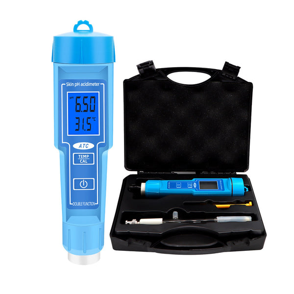 Medidor de PH termómetro pluma para alimentos fruta carne suelo laboratorio Digital acidez PH Tester