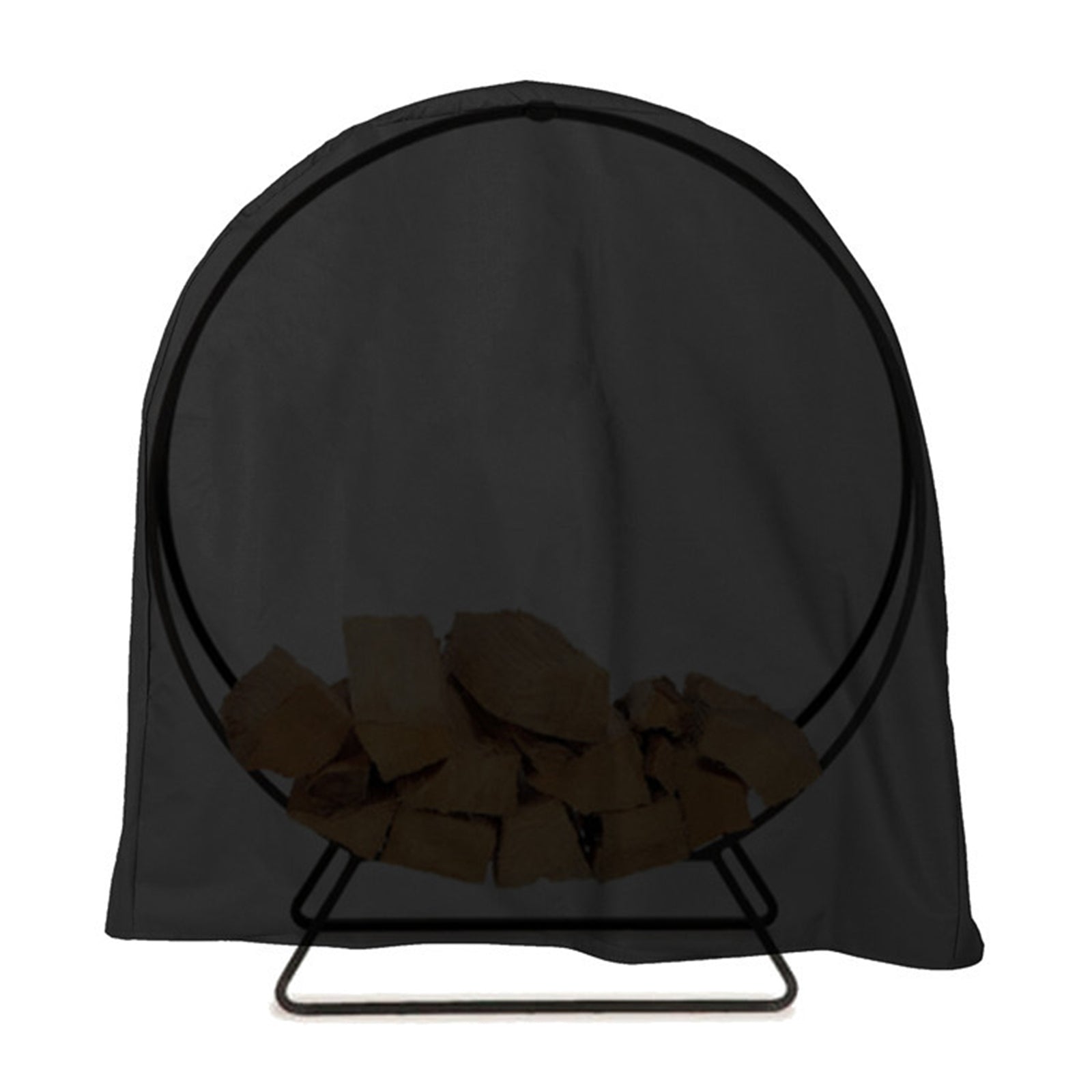 Log Hoop Rack Cover Closure Waterproof Weatherproof For Round Firewood Holder