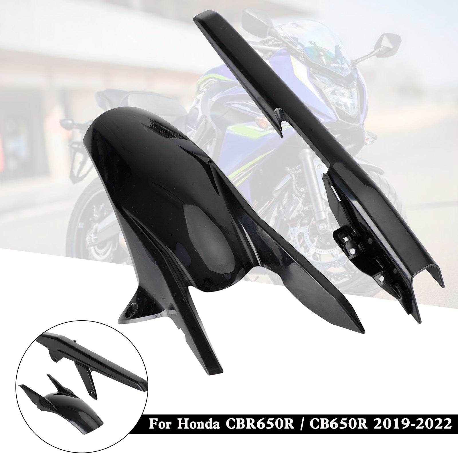 Guardabarros trasero carenado para Honda CBR650R CB650R 2019-2022