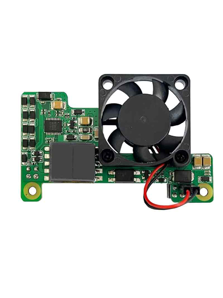 Módulo de expansión de fuente de alimentación Ethernet Raspberry Pi Poe compatible con 3B+/4B con ventilador