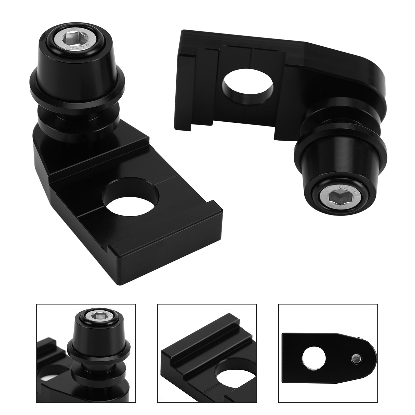 CNC Chain Adjuster Block With Stand Spool For YAMAHA TENERE 700/XTZ700 2019-2021