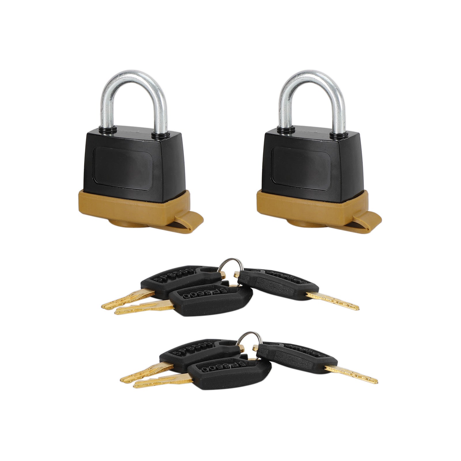 2Set Padlock Pad Lock W/6 New Keys For Caterpillar (CAT) 5P8500 246-2641