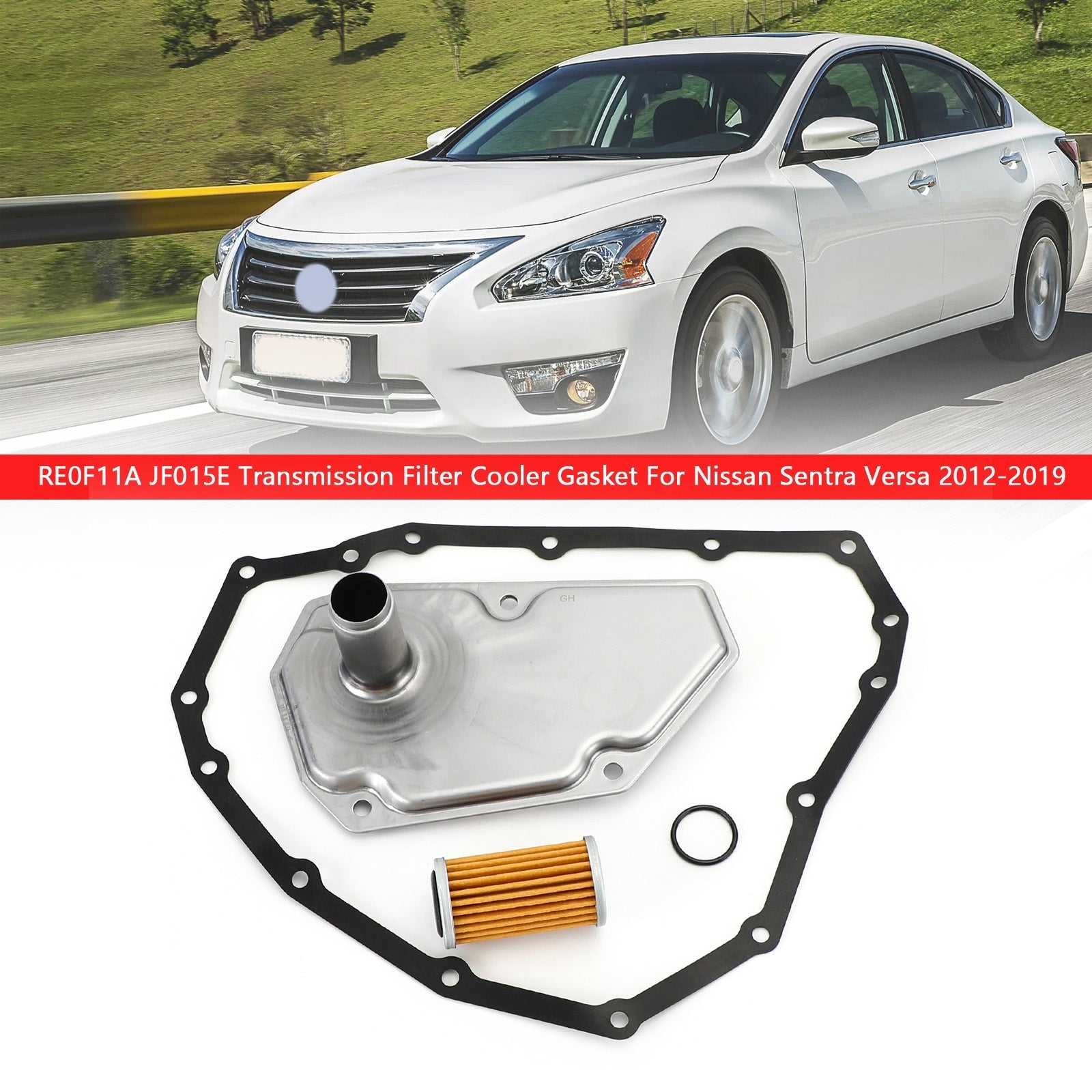 RE0F11A JF015E Junta enfriadora de filtro de transmisión para Nissan Sentra Versa 2012-2019 genérico