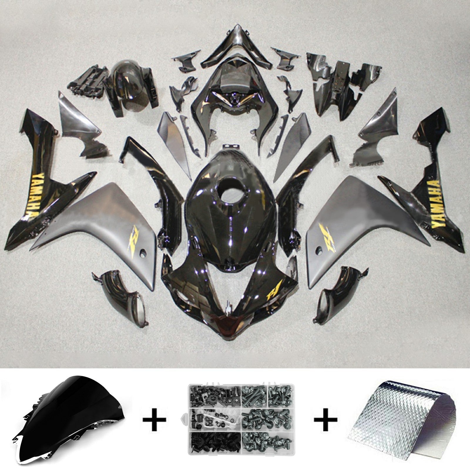 Yamaha YZF 1000 R1 2007-2008 Fairing Kit Bodywork Plastic ABS