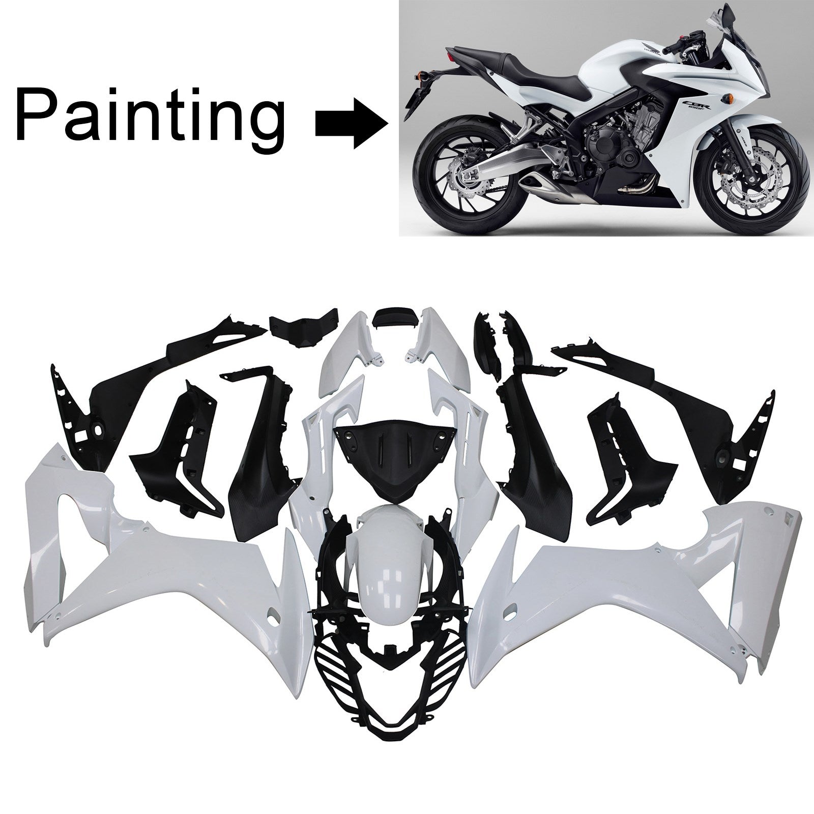 Honda CBR650F 2014-2016 Fairing Kit Bodywork Plastic ABS