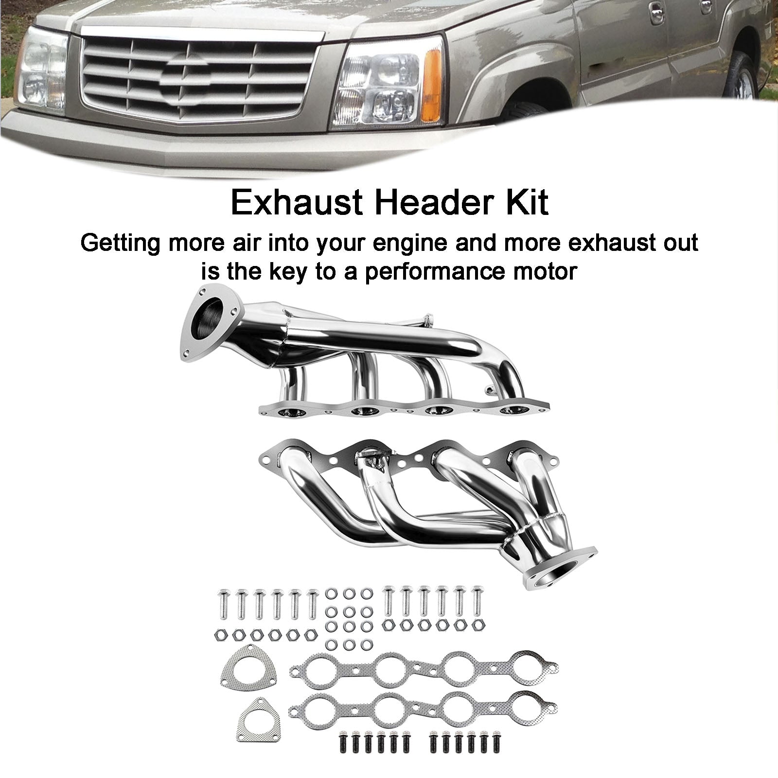 Chevrolet Silverado 2500 1999-2003 GMC Sierra 2500 Header Manifold Exhaust