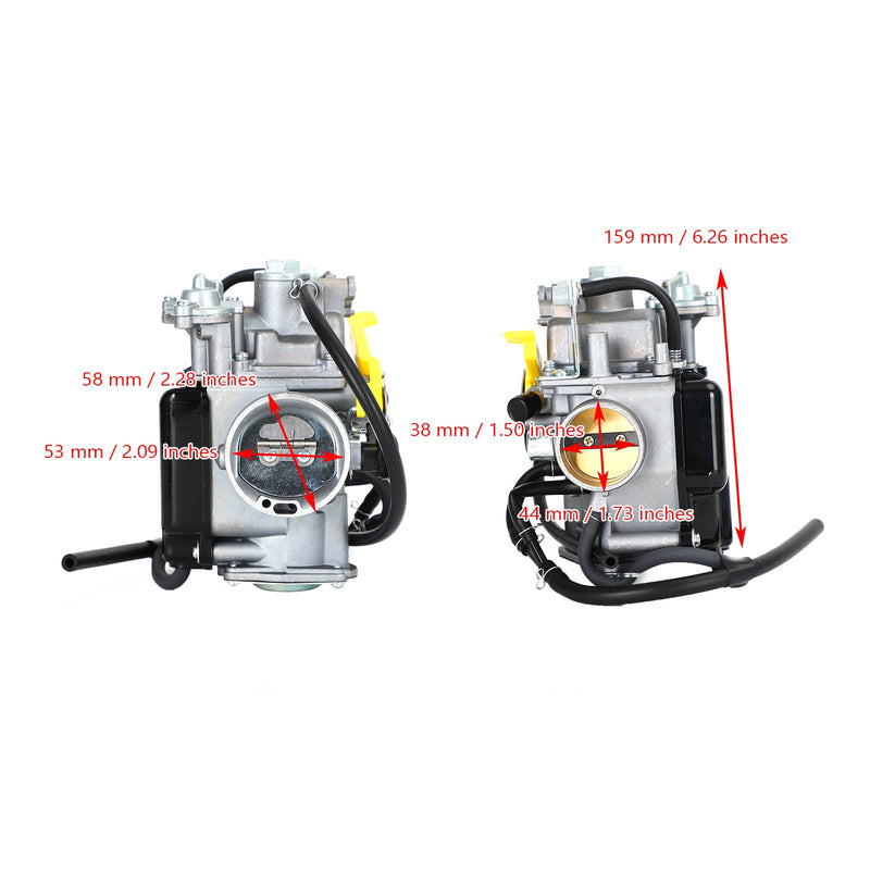 المكربن ​​كارب يصلح لهوندا 1999-2008 TRX400 EX Sportrax 2009-2014 TRX400 X عام