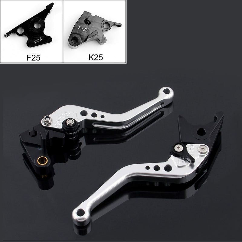 Palancas de embrague de freno cortas aptas para Kawasaki NINJA 250R 2008-2012 2009 2010 1011 genérico