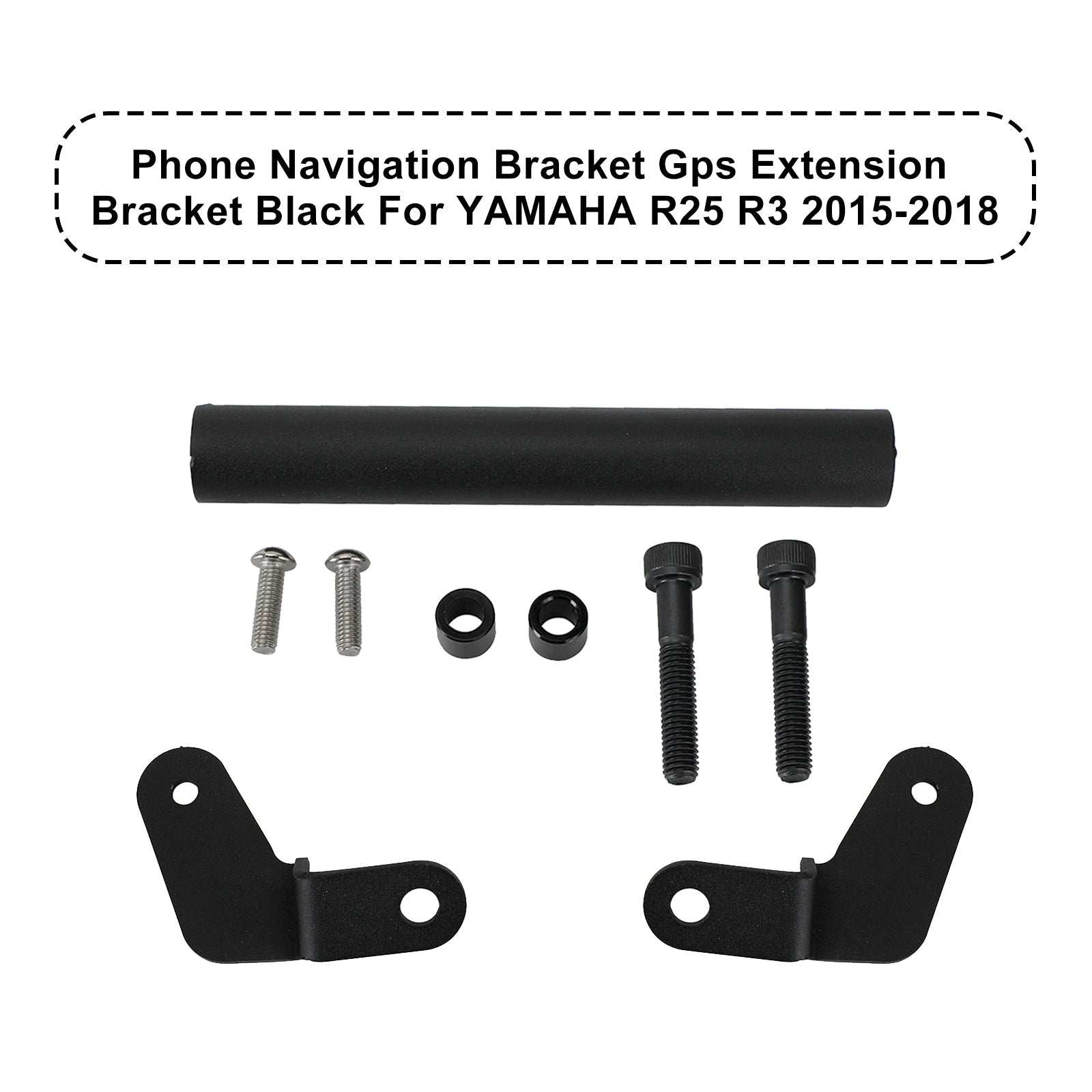 Yamaha R25 R3 2015-2018 Navigation Bracket Phone Gps Bracket Black