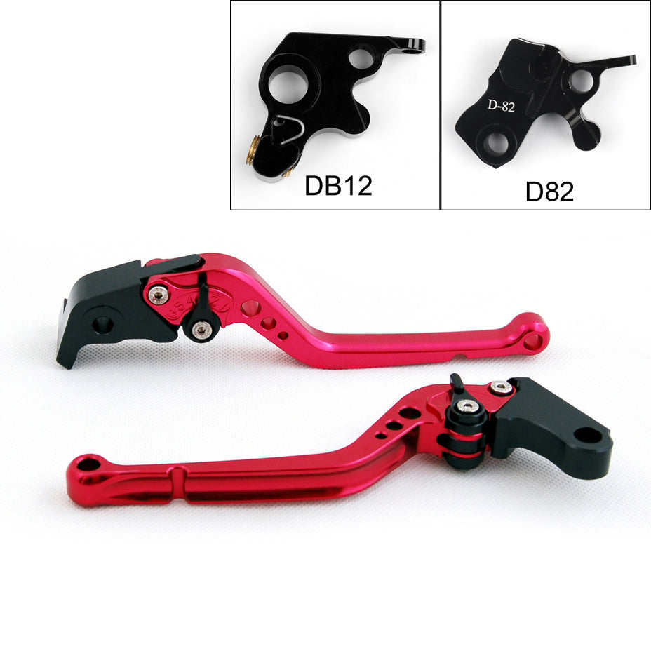 Long Brake Clutch Levers For Ducati 821 MONSTER/Dark/Stripe 2014-2016 Black Generic