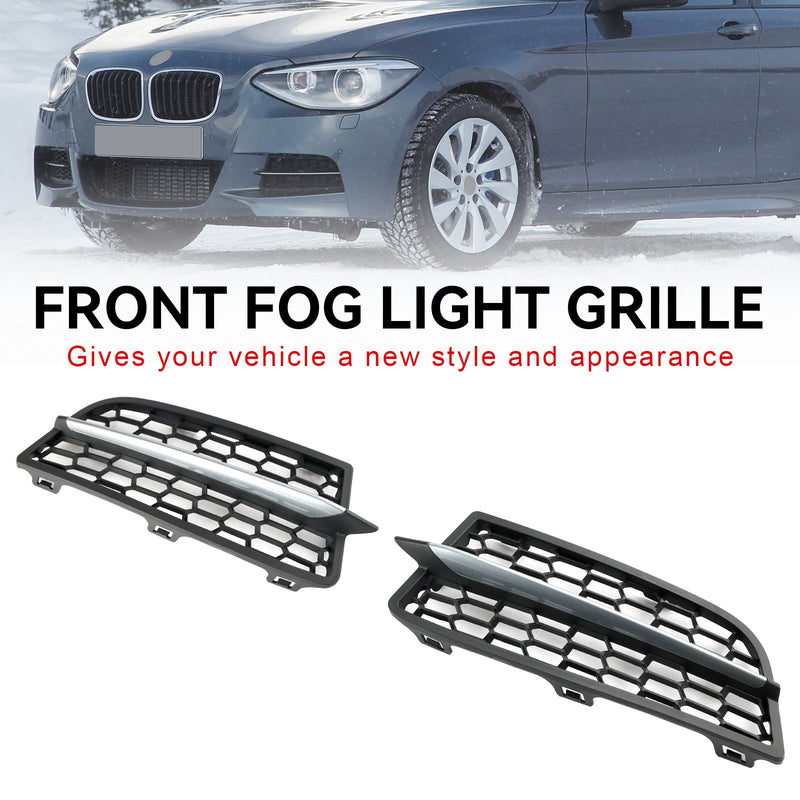 2 قطعة المصد الأمامي الضباب غطاء خفيف الحافة شواء مصبغة صالح BMW F20 F21 2011-2015 متر