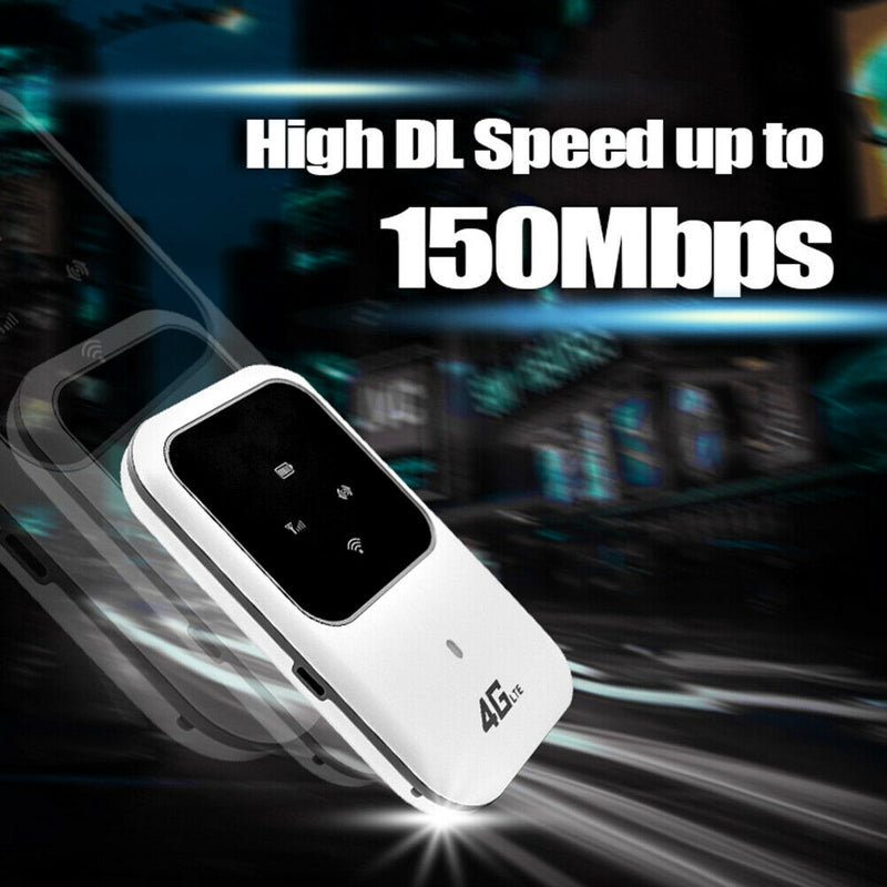 100Mbps لاسلكي 4G LTE موبايل واي فاي راوتر MIFI مودم هوت سبوت 2100mAh