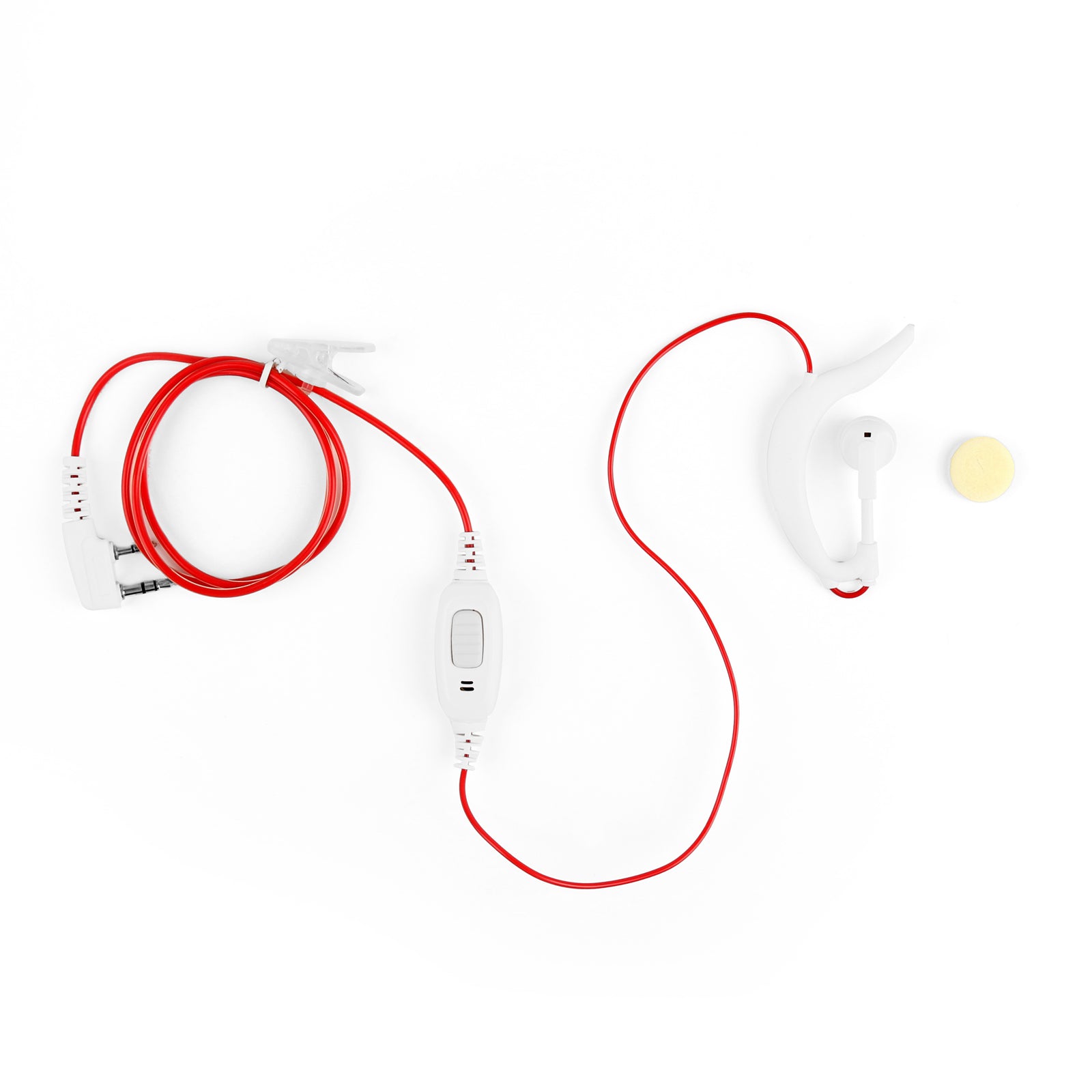 2 Pin G-Shape Earpiece Earphone PTT For HYT Radio TC268 TC270 TC368 4Colour