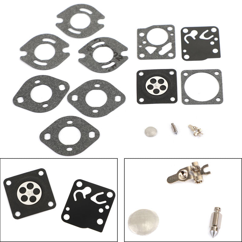 KIT DE REPARACIÓN DE CARBURADOR para TECUMSEH TC200 TC300 640230 640231 640347 RK-18HU Genérico