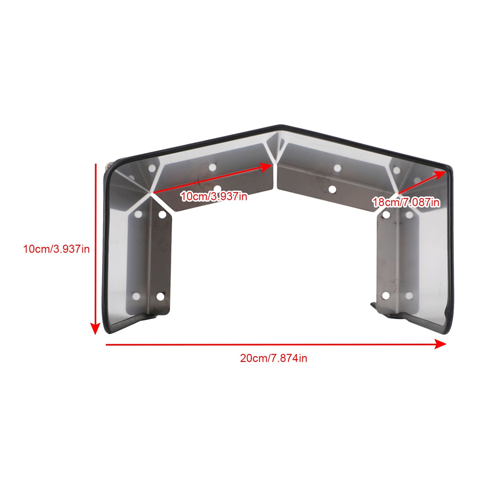 Caja de protección contra la intemperie de acero inoxidable Caja de pared Cubierta de lluvia para toma de timbre