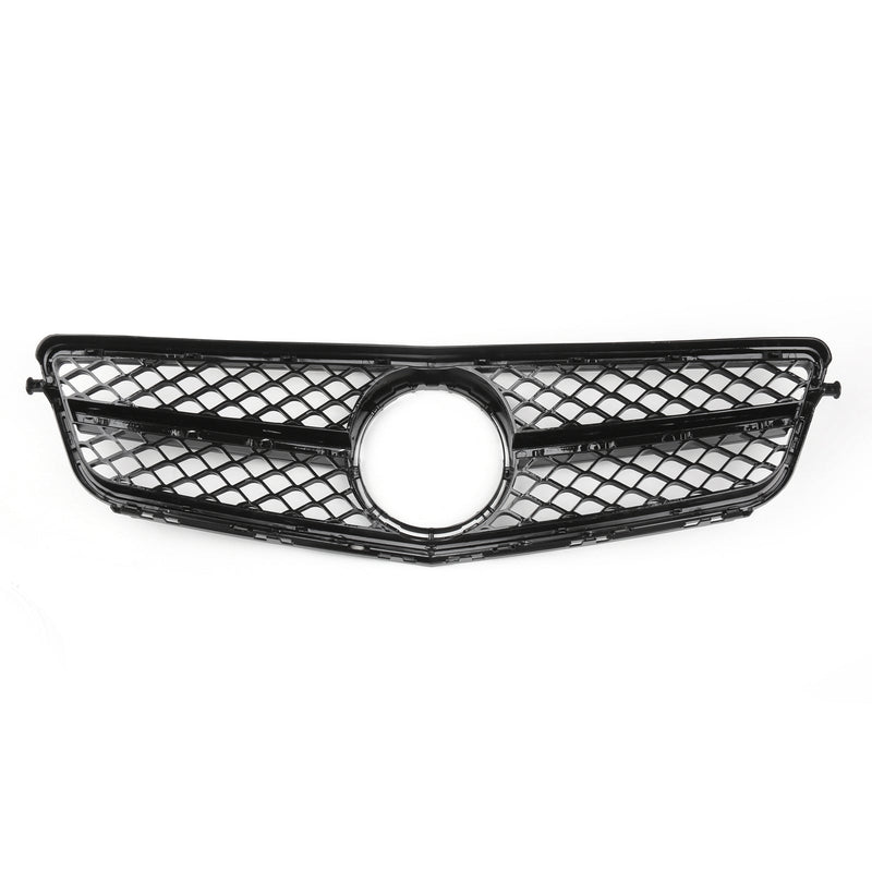 W204 C250 C350 08-13 Mercedes Benz AMG Style Gloss Black Grill Replacement Grille Generic