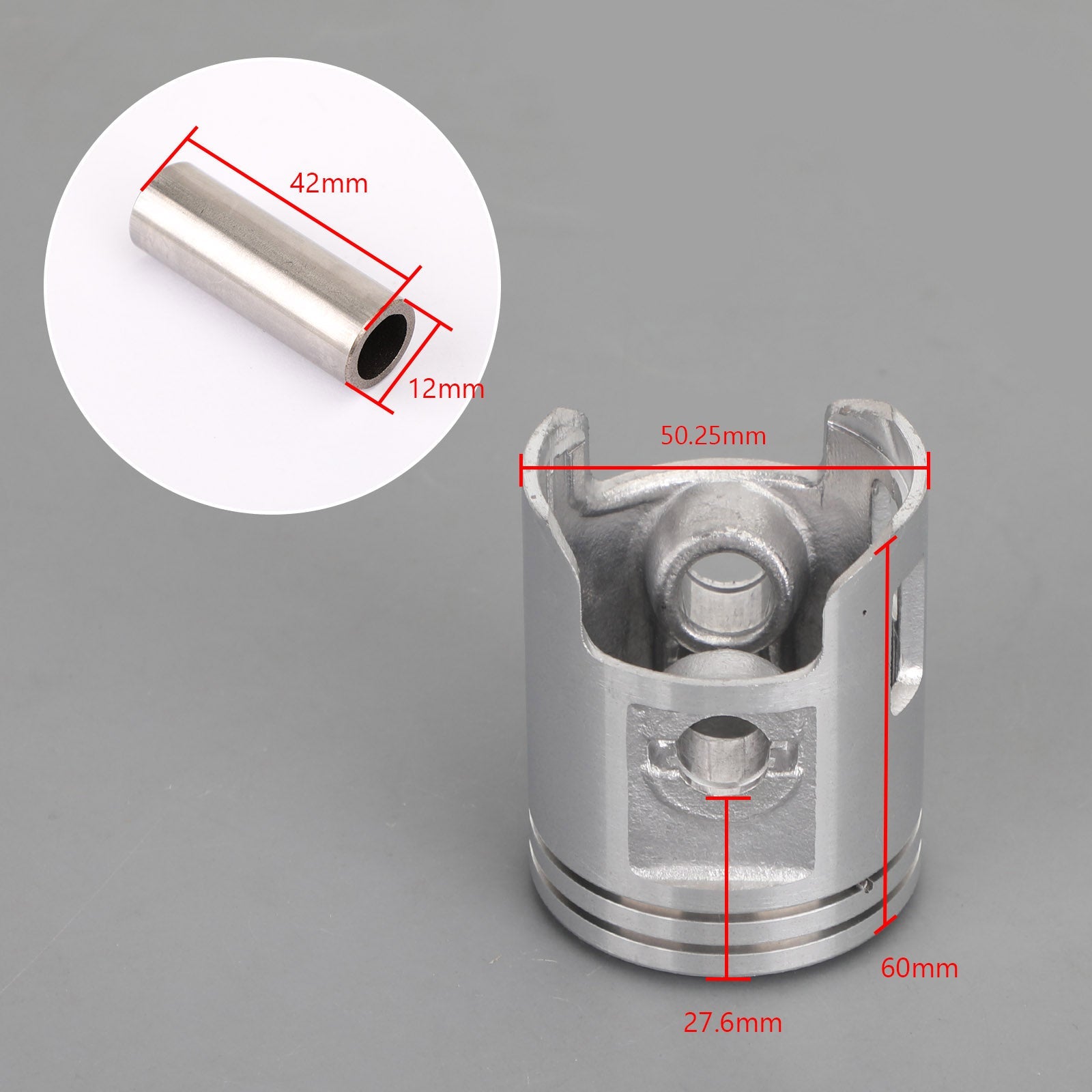 مجموعة مشبك دبوس حلقي المكبس لياماها Jog 90 91-97 Ya90 Axis 90 90-97 STD(50 مللي متر)0.25 مللي متر(50.25 مللي متر)0.50 مللي متر(50.50 مللي متر)حجم التجويف عام