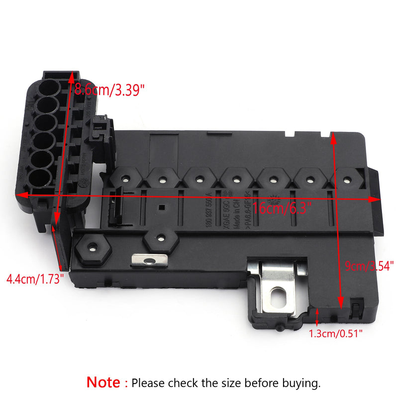 Caja de fusibles de batería, soporte de enchufe 6R0937548C 6R0937548F para Lavida Bora Polo Skoda genérico