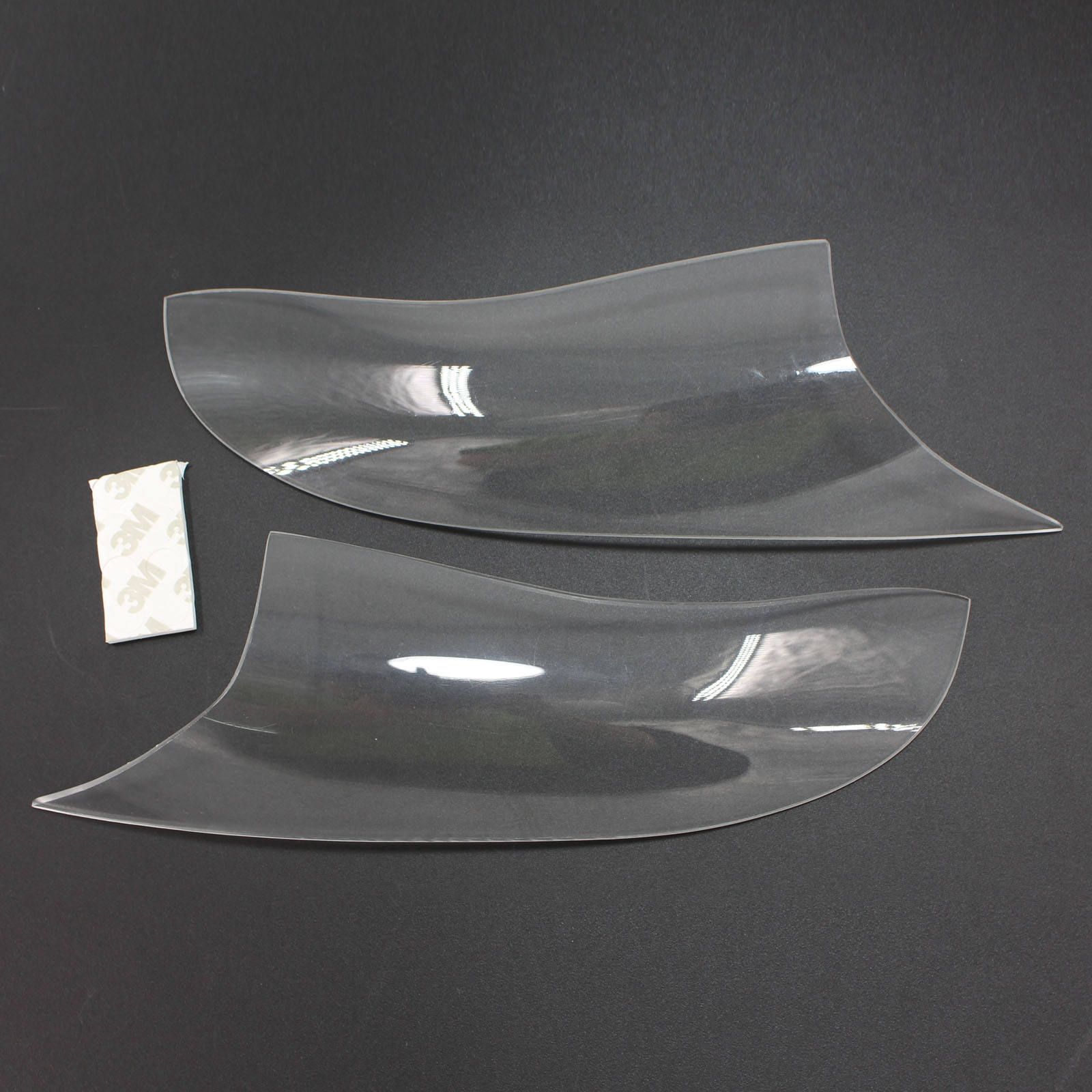 Front Headlight Lens Protection Cover Fit For Kawasaki Zx-10R Zx 10R 16-18 Smoke Generic