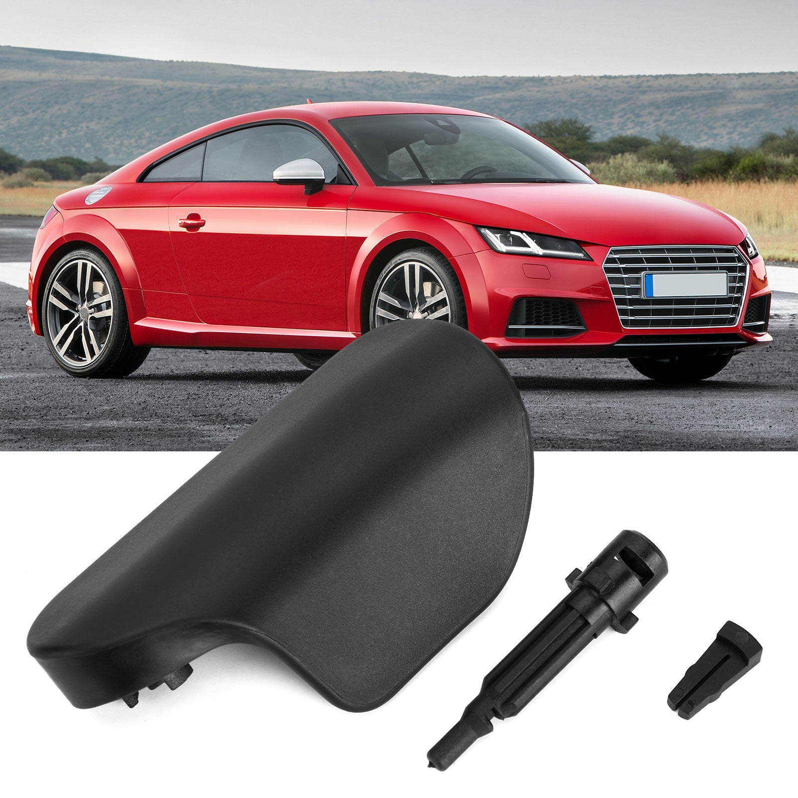 Palanca de manija de liberación de pestillo de capó para 07-14 Audi TT TT Quattro 1.8/2.0L 8J1823533C genérico