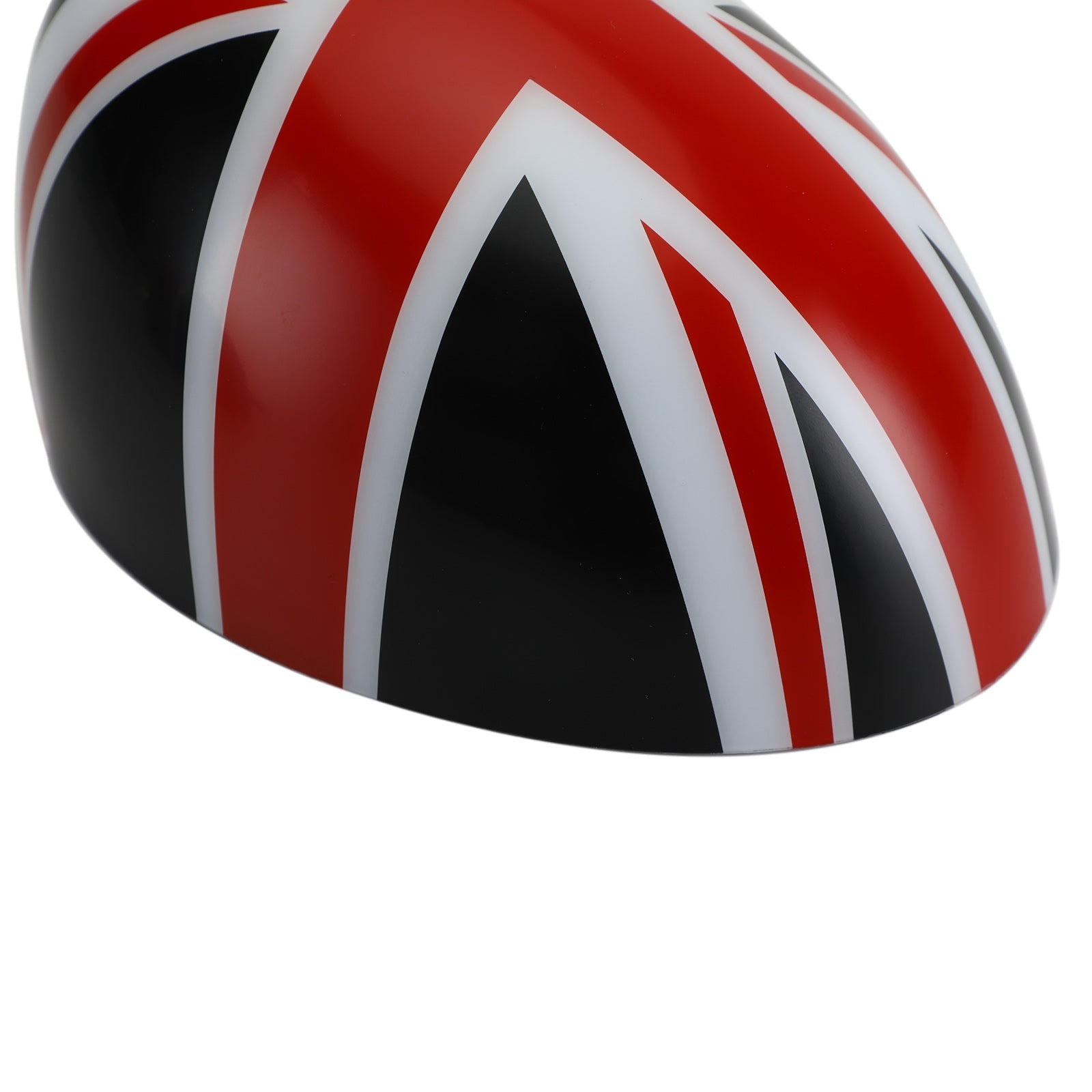 MINI Cooper R55 R56 R57 2 x  Union Jack UK Flag Mirror Covers Black/Red