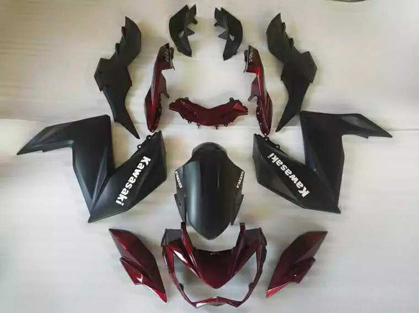 كاواساكي Z250 Z300 2015-2016 Fairing Kit هيكل السيارة بلاستيك ABS